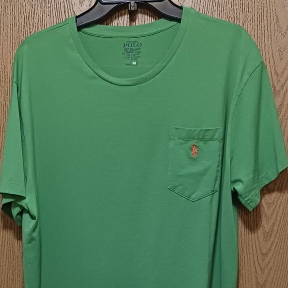 2 Polo (Ralph Lauren) T shirts (Brown/Green)-(Size M)-(Pre-owned)-$30.00 - Picture 6 of 8